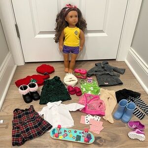 Our generation doll and doll accessories lot